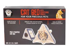 Mishcats cat bed with scratching panels