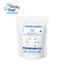 Freezy paws freeze-dried chicken breast and salmon raw topper mix
