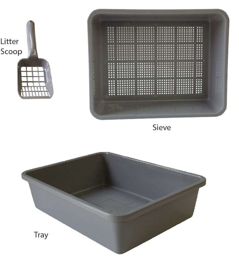 K9 homes litter tray with sieve