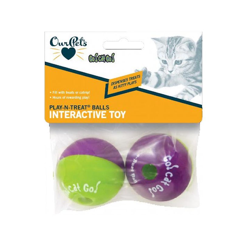 Our pets go! Cat! Go! Play-n-treat ball