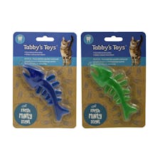 Tabby’s toys fish skeleton toy