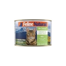 Feline natural chicken & lamb feast canned