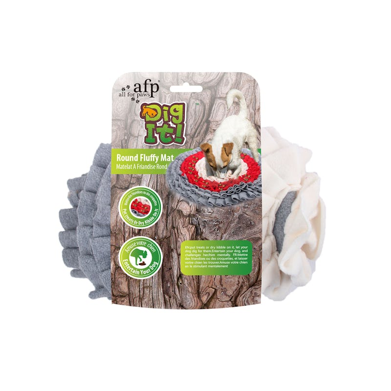 All for paws snuffle play & treat round fluffy mat