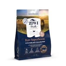 Ziwi peak freeze dried raw superboost beef front of pack