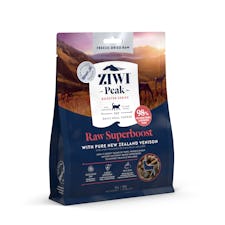 Ziwi peak freeze dried raw superboost venison front of pack