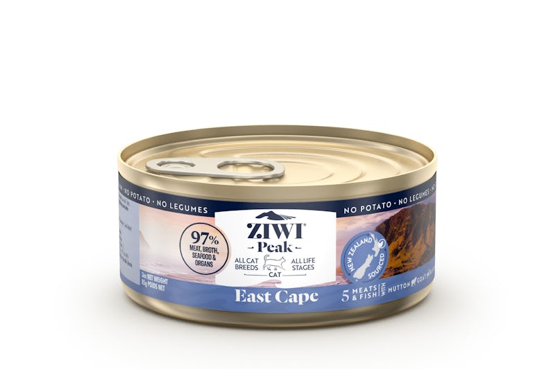 Ziwi peak wet canned east cape cat food front of pack 85g