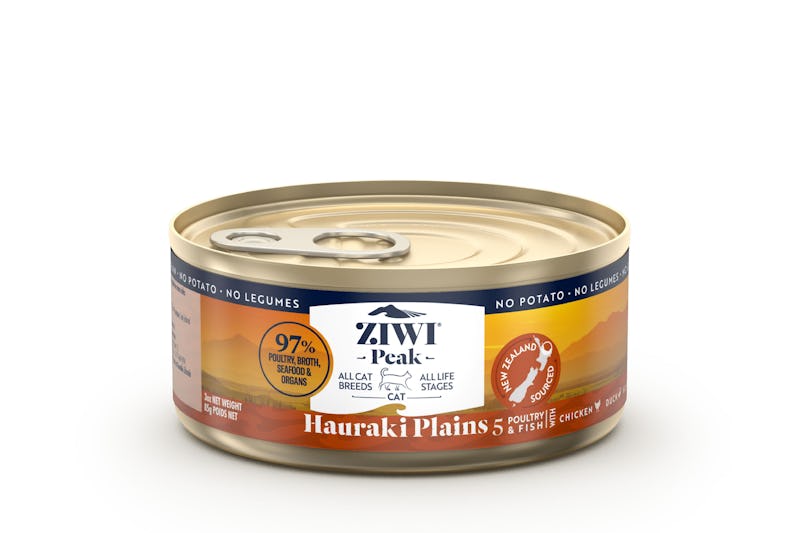 Ziwi peak wet canned hauraki plains cat food front of pack 85g