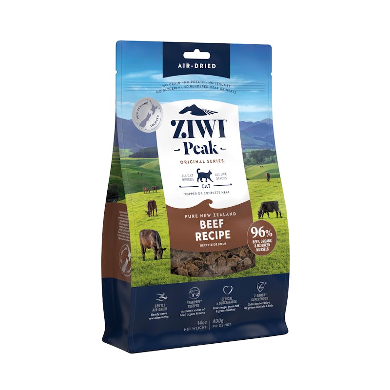 Ziwi peak beef air dried 400g front of pack