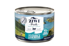 Ziwi peak wet mackerel and lamb recipe for cats 185g front of can