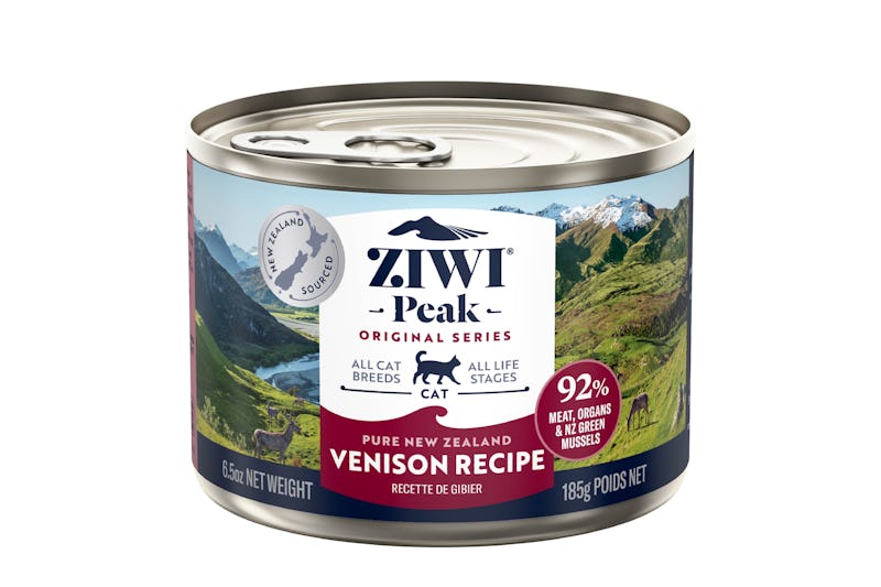 Ziwi peak wet venison recipe for cats 185g front of can