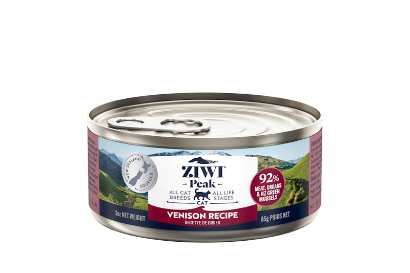 Ziwi peak wet venison recipe for cats 85g front of can