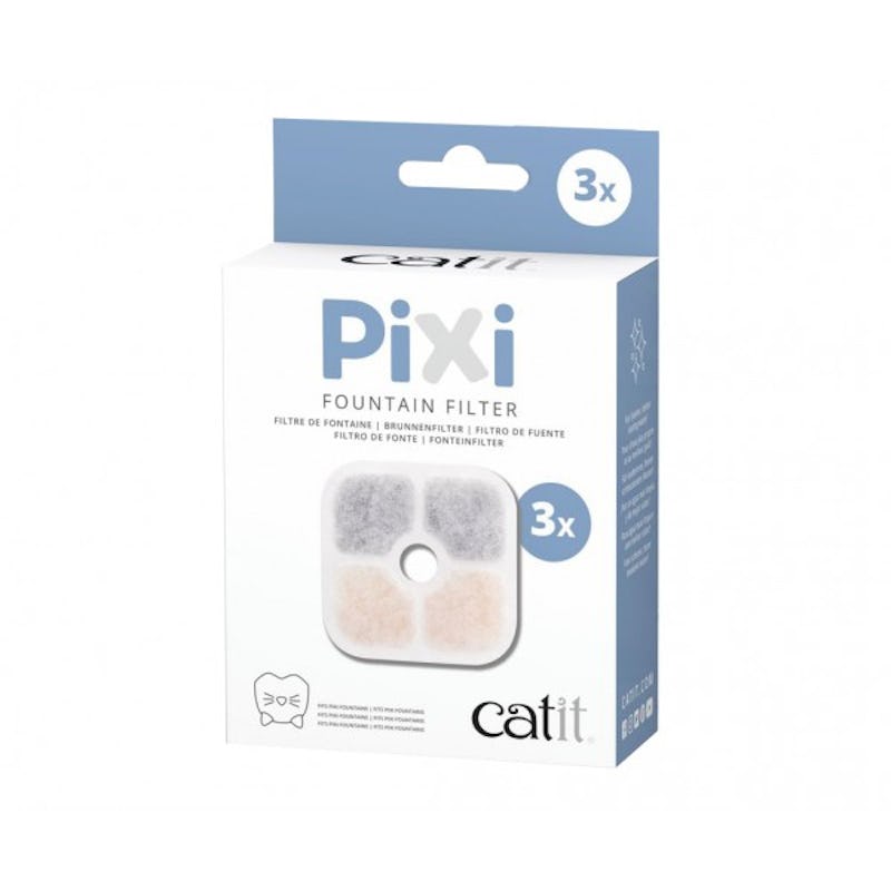 Catit pixi fountain filter cartridge pack  3